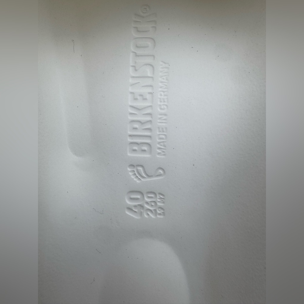 Birkenstock White Barbados EVA Slide Sandals - Picture 4 of 5